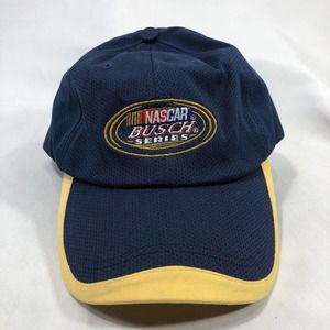 NASCAR Mens Busch Series Strapback Hat Cap Adult Size Adjustable One Size Fits